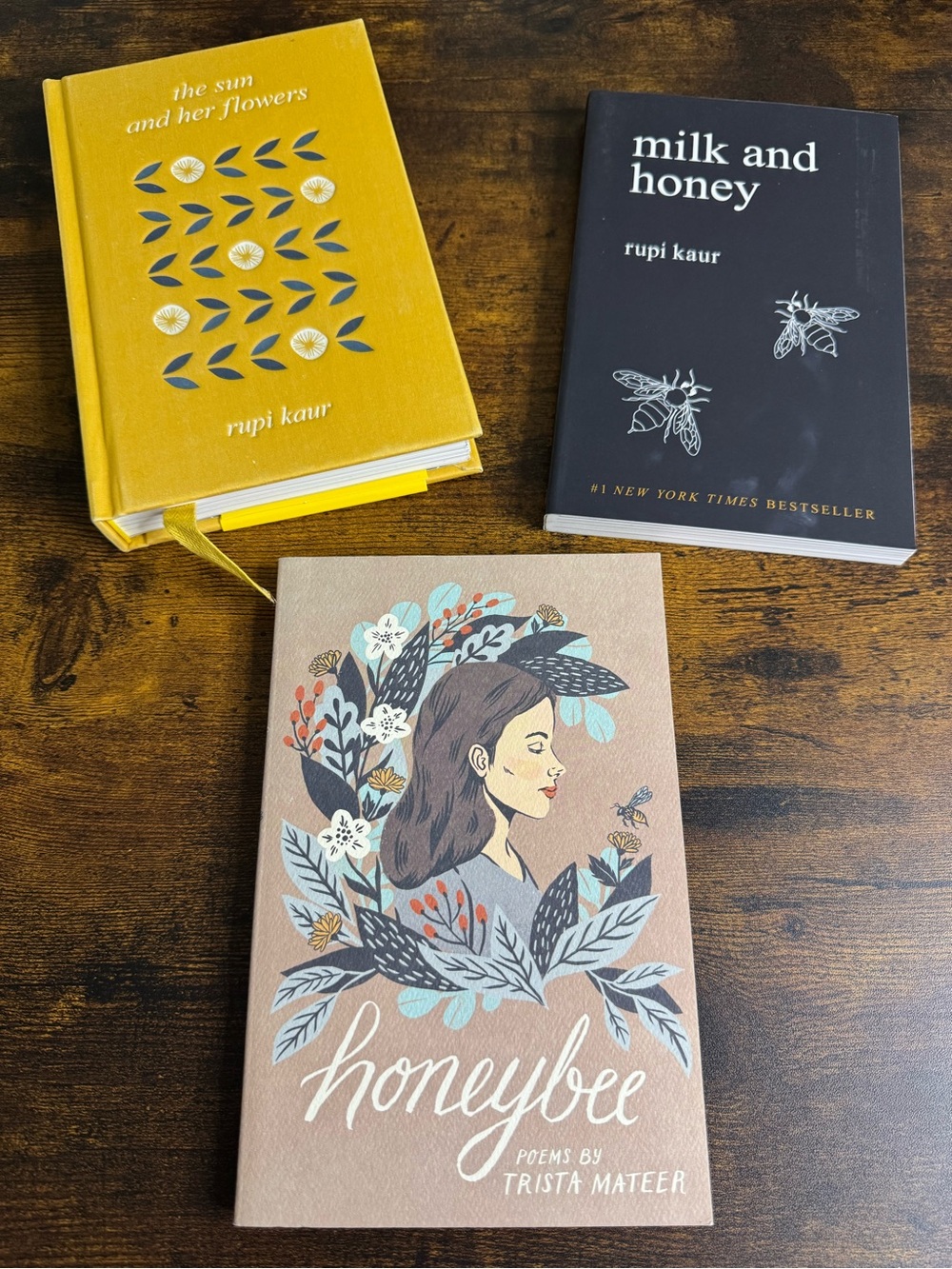 Poetry book bundle Rupi Kaur and Trista Mateer